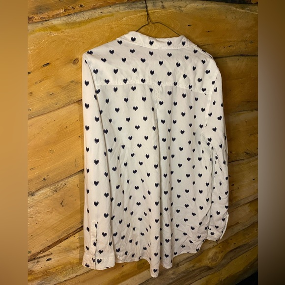 Beach Lunch Lounge button down top size medium - Picture 2 of 3